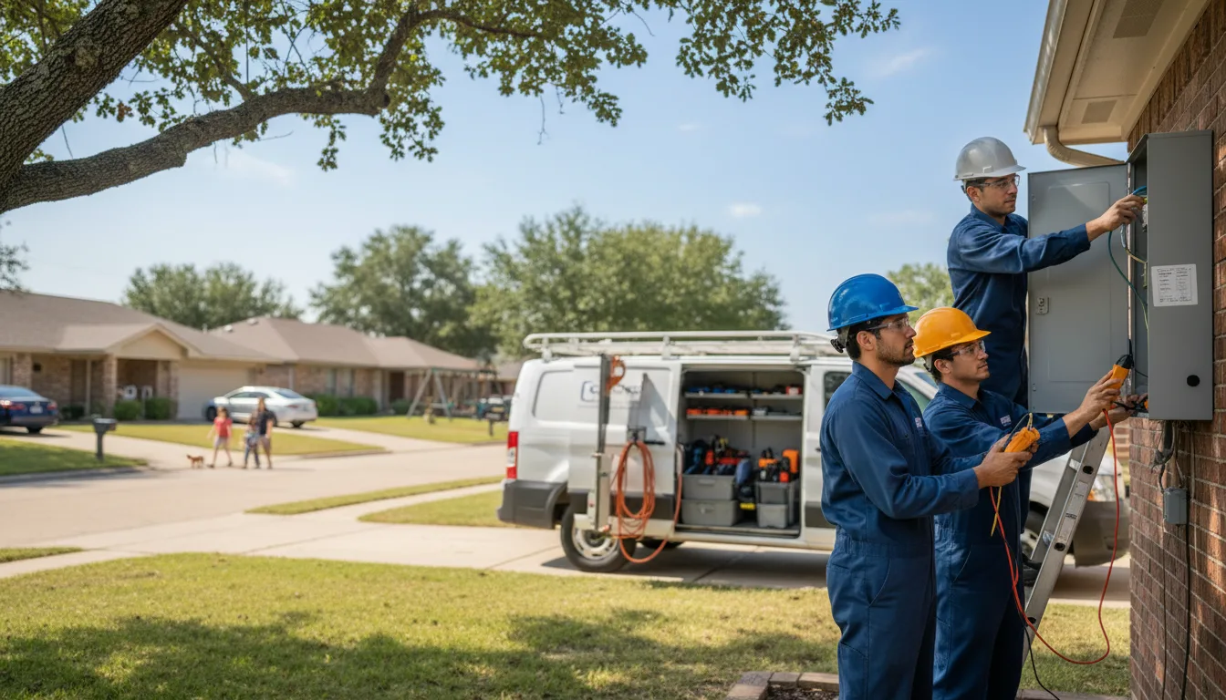 Certified electrician providing emergency electrical services in Harrison, GA